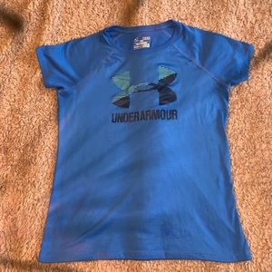 Under armor blue tee